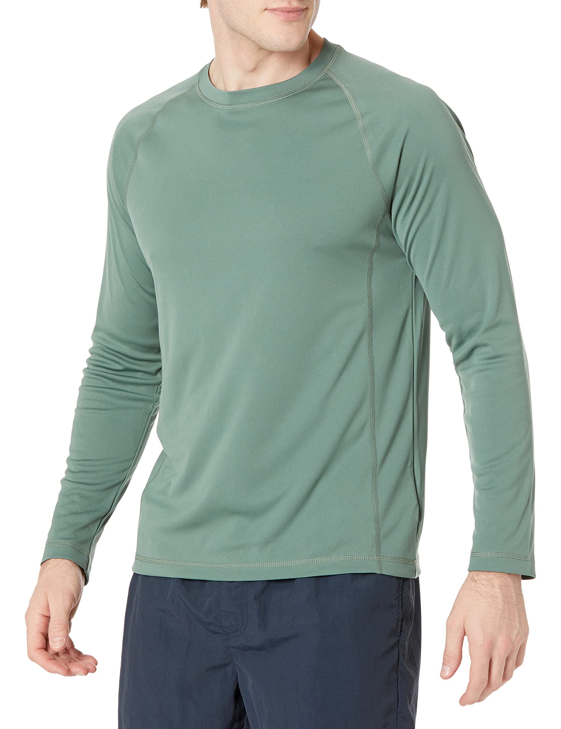 Amazon Essentials Men's Long-Sleeve Quick-Dry UPF 50 Swim Tee