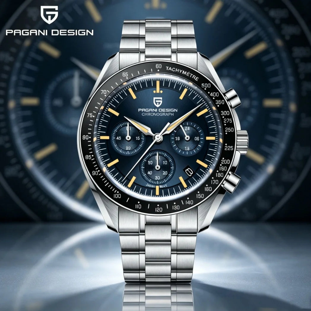 PAGANI DESIGN 2026 Nouveau AR Sapphire Quartz Montres Hommes