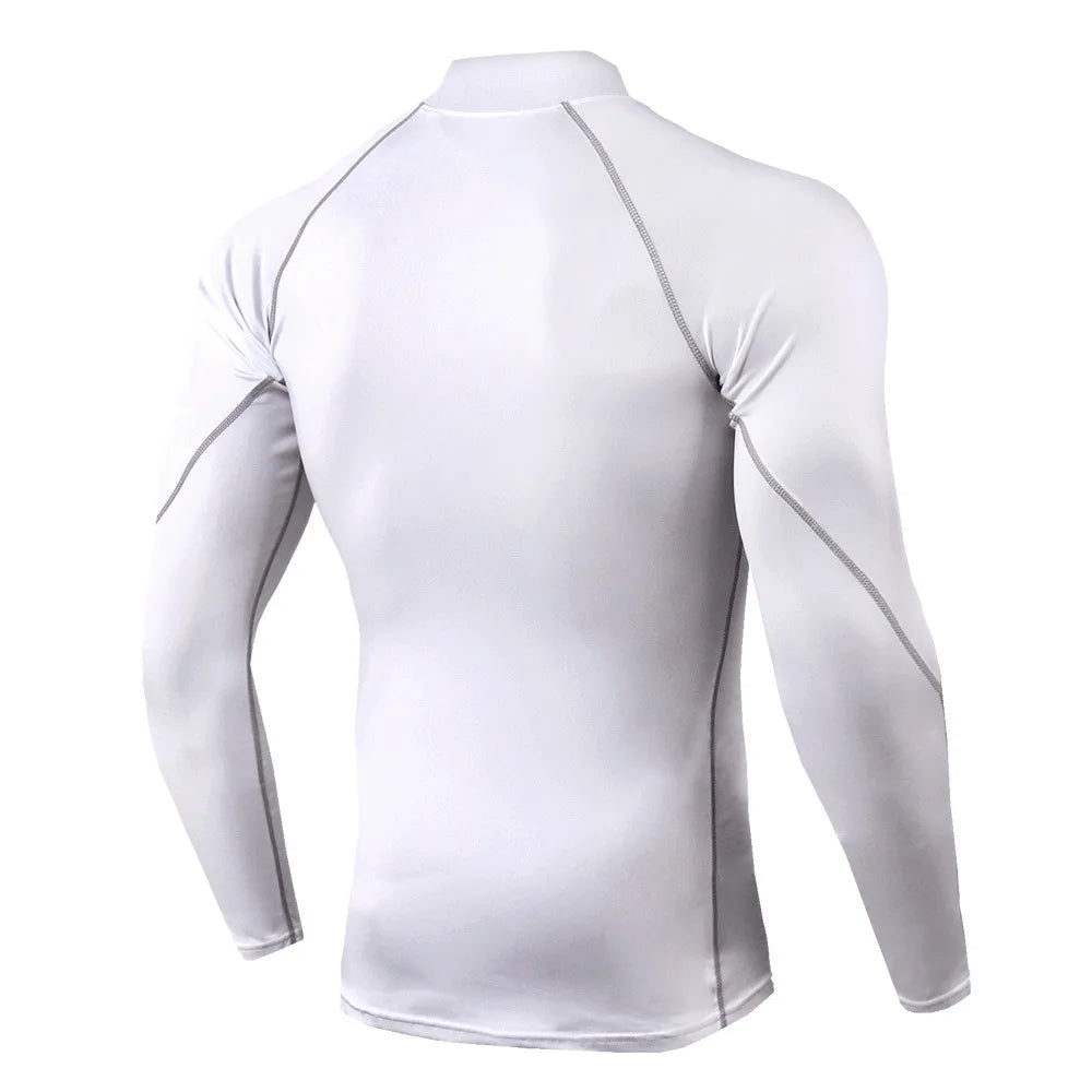 T-shirt Sport Compression Manches Longues – Séchage Rapide