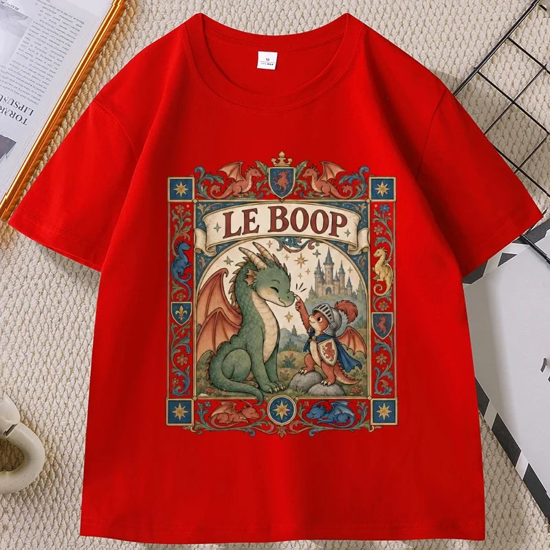 T-shirt Dragon Médiéval Fantastique