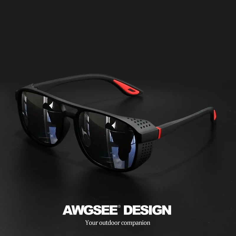 Lunettes de soleil de sport professionnelles – Polarisées coupe-vent UV400 pour le cyclisme, la course à pied, les amateurs de plein air UV400