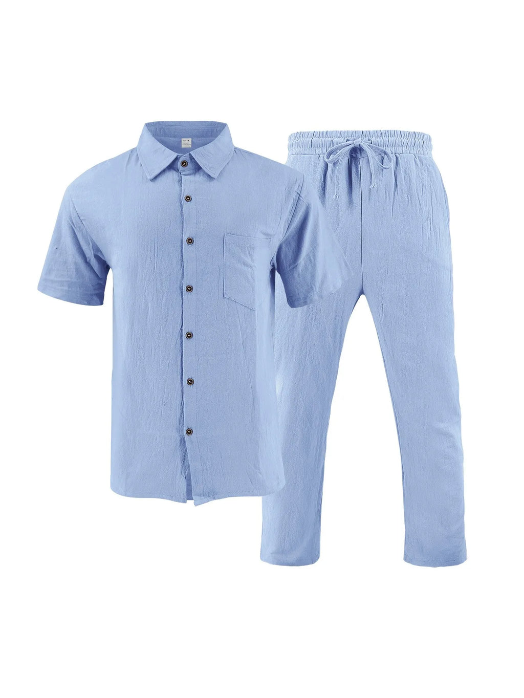 Ensemble Lin Homme – Chemise & Pantalon Summer Beach 2025