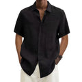 Chemise Manches Courtes – Coton & Lin, Style Plage
