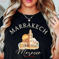 T-shirt Marrakech – Mosquée Koutoubia, Désert & Streetwear Vintage