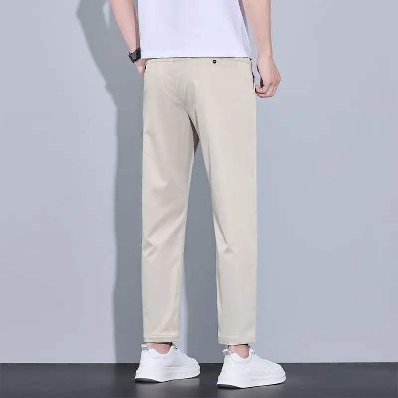 Pantalon Homme Coupe Droite – Tendance Printemps-Été