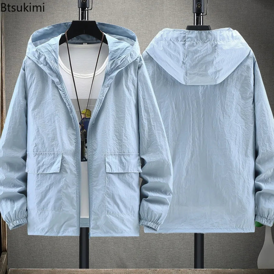 Veste Anti-UV Homme – Protection UV 50+, Légère & Respirante