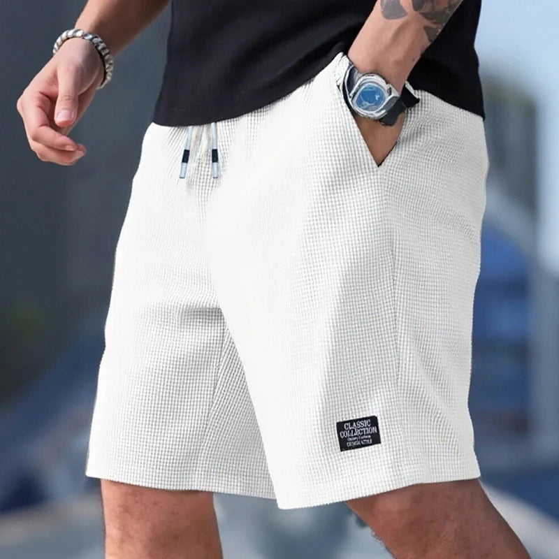 Short Décontracté Homme – Tissu Texturé Respirant