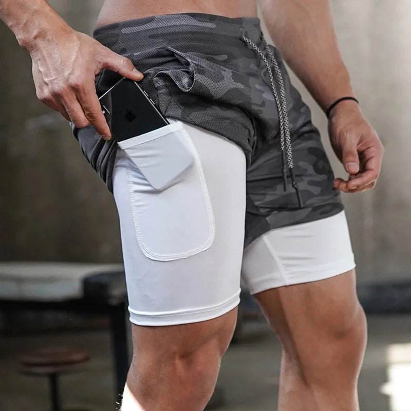 Short Sport 2 en 1 – Camouflage