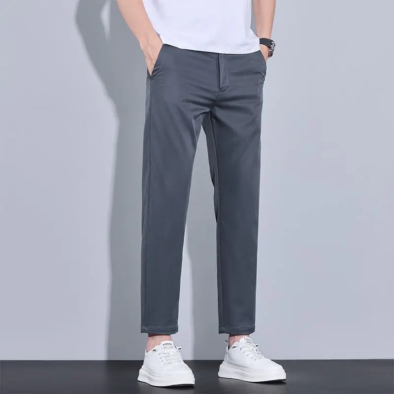 Pantalon Homme Coupe Droite – Tendance Printemps-Été
