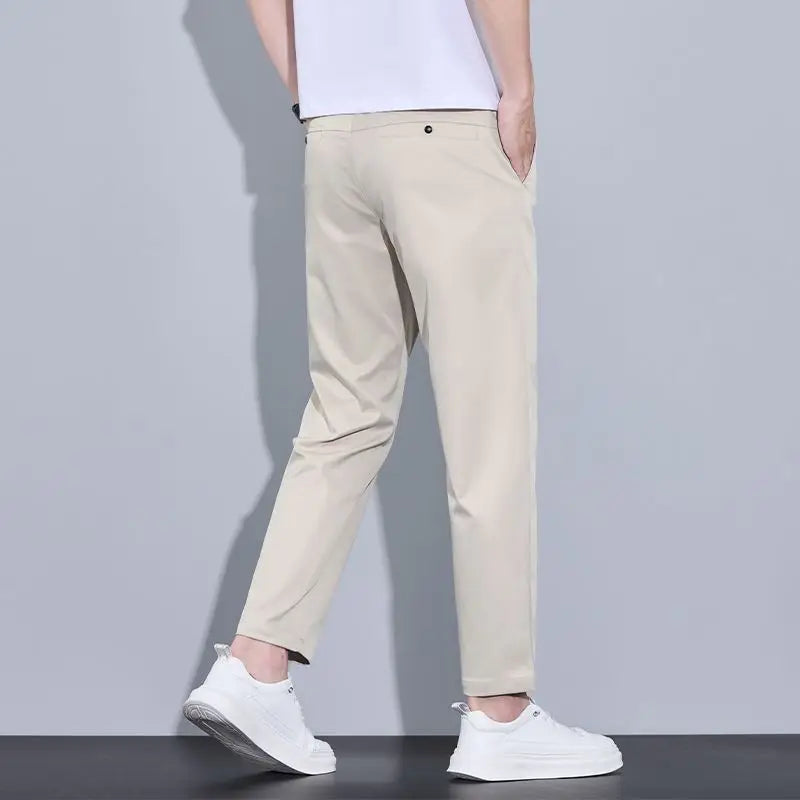 Pantalon Homme Coupe Droite – Tendance Printemps-Été