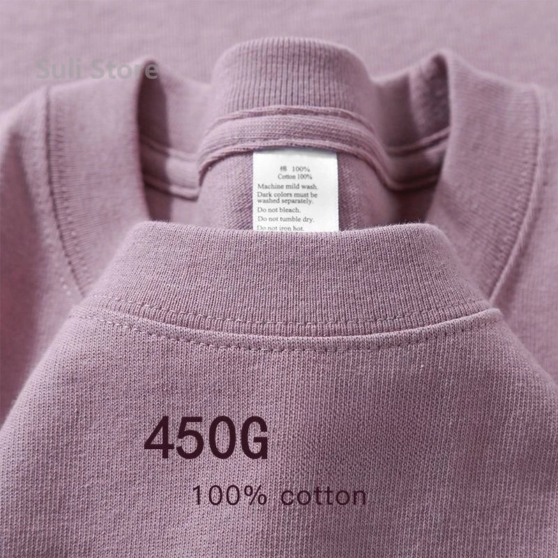 T-shirt Unisexe 100% Coton 450G – Qualité Premium
