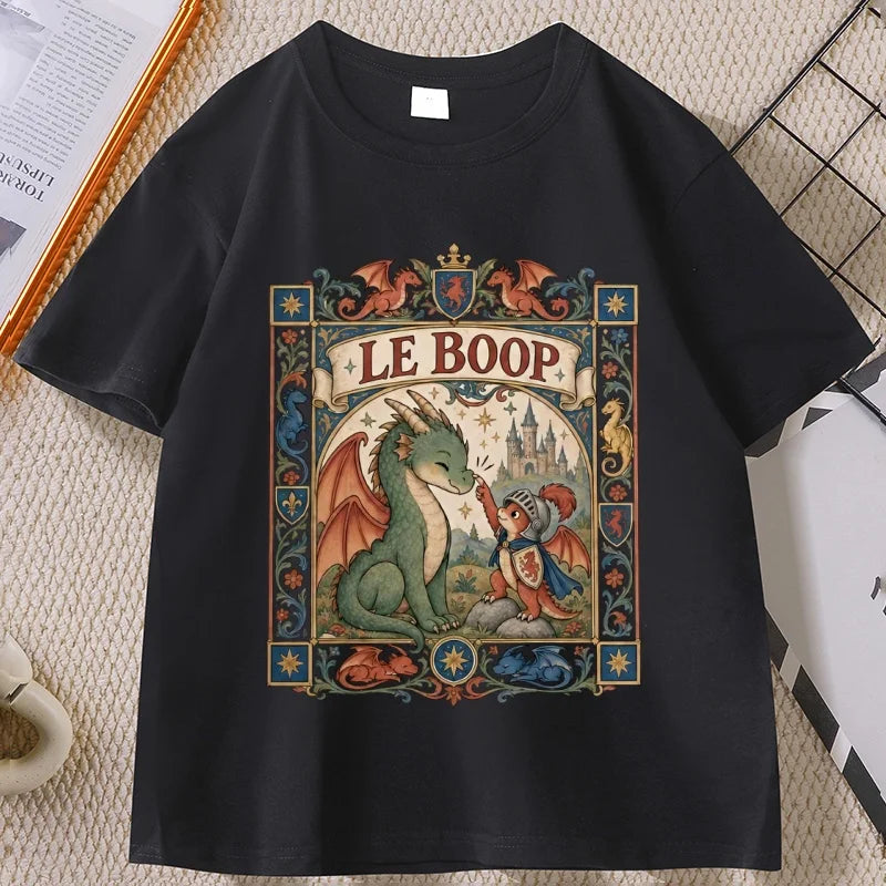 T-shirt Dragon Médiéval Fantastique