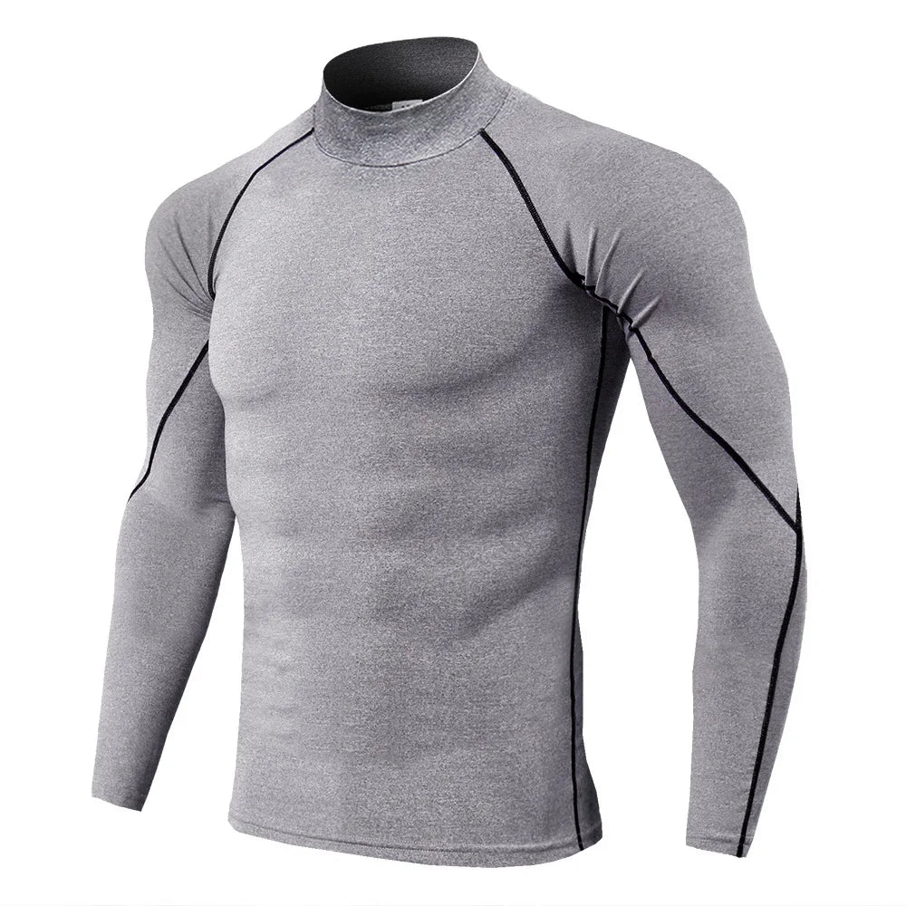 T-shirt Sport Compression Manches Longues – Séchage Rapide